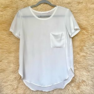 Lush White Pocket T-Shirt